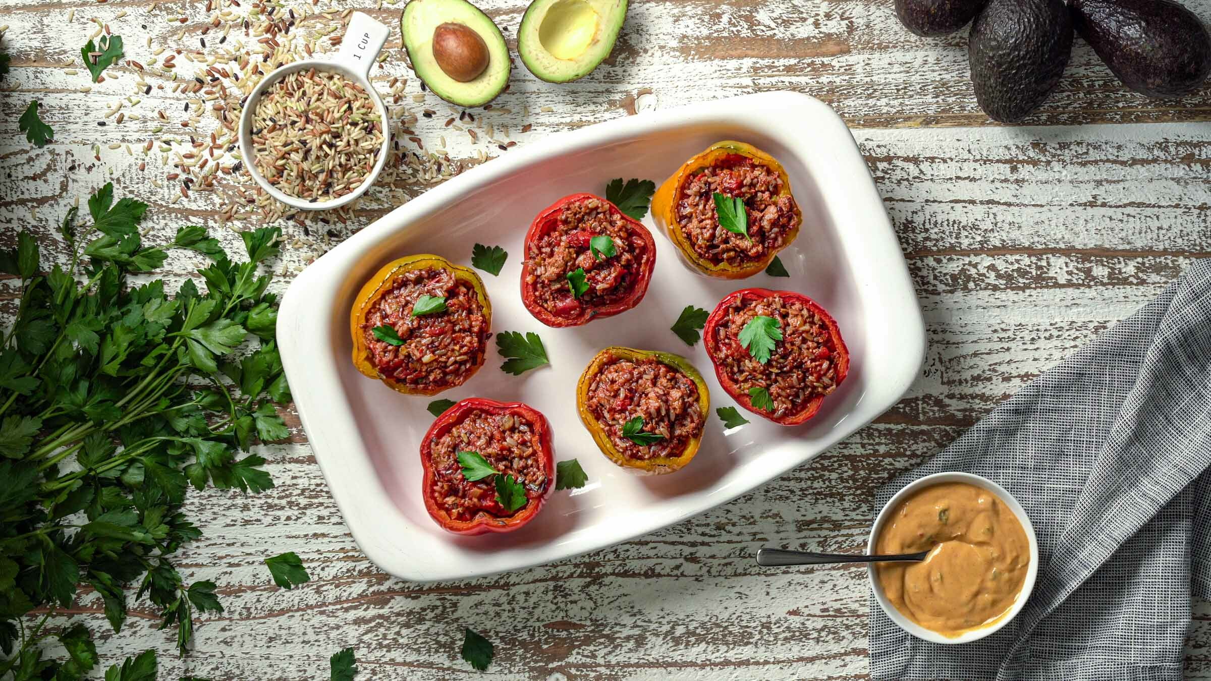Lundberg Countrywild Stuffed Bell Peppers