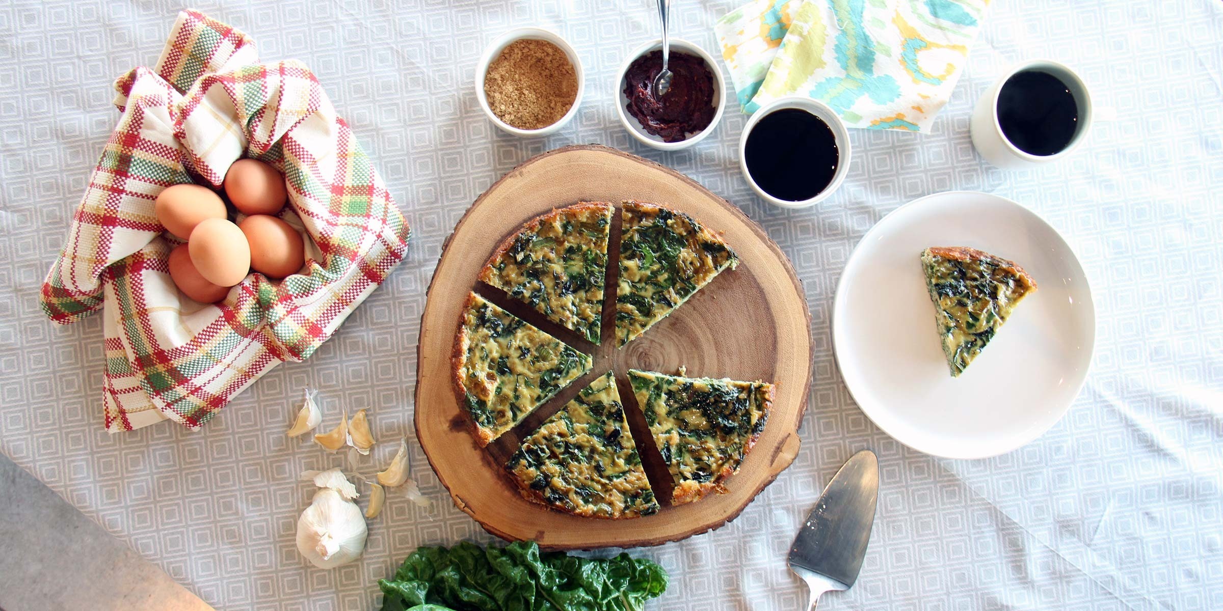 Rice and Greens Frittata