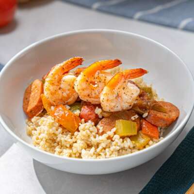 Creole Rice With Shrimp And Sausage