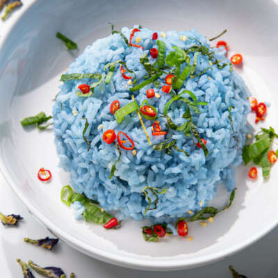 Lemongrass Infused Thai Blue Rice