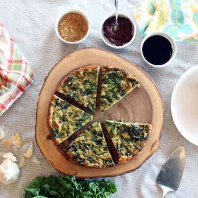 Rice And Greens Frittata