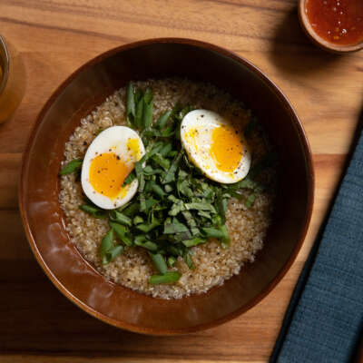 Thai Inspired Quinoa Breakfast Soup