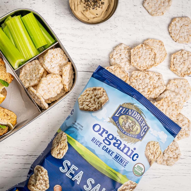 Sea Salt Rice Cake Minis make for a perfect addition to any lunchbox.